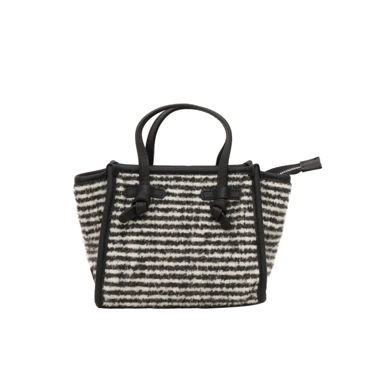 Michael Kors Bolsa de couro e tecido