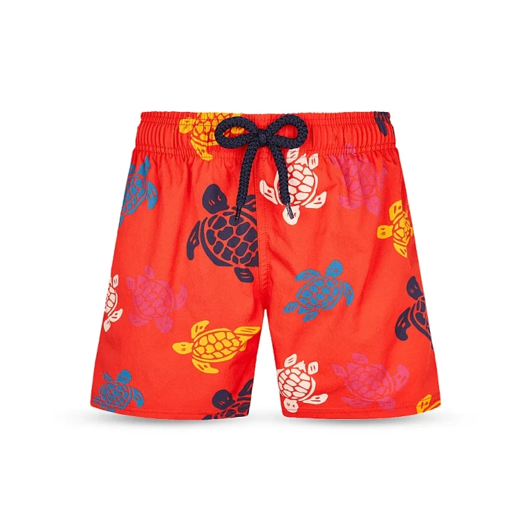 Vilebrequin Turtle Print Swim Trunks - Little Kid, Big Kid