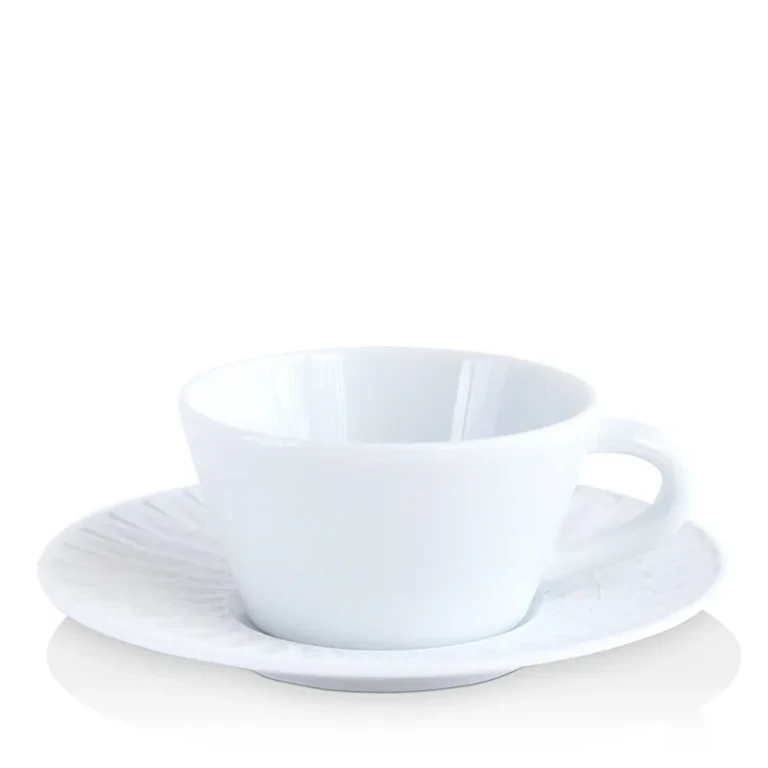Bernardaud Twist White After Dinner Saucer