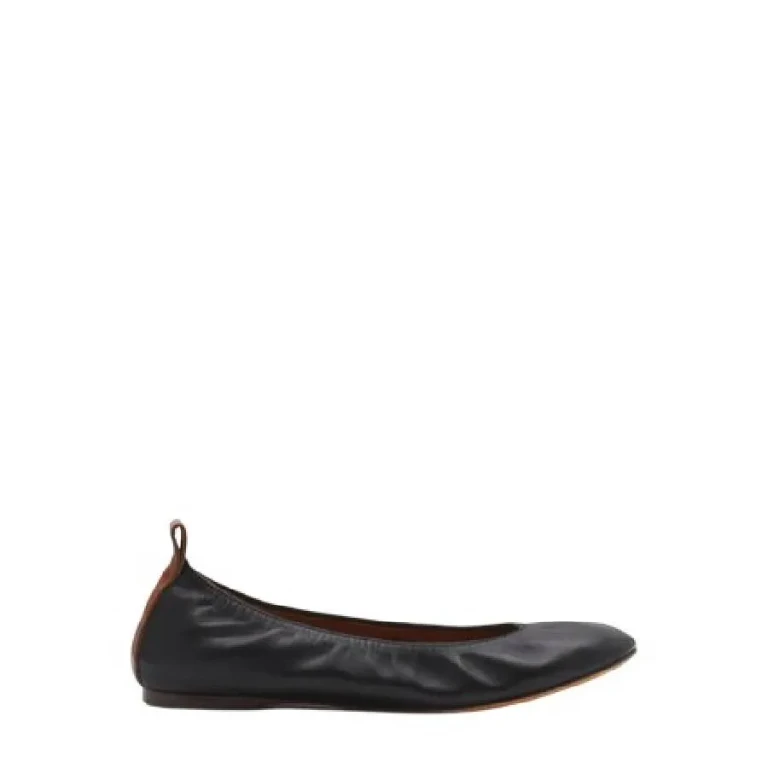 Lanvin Round-Toe Ballerina Flats