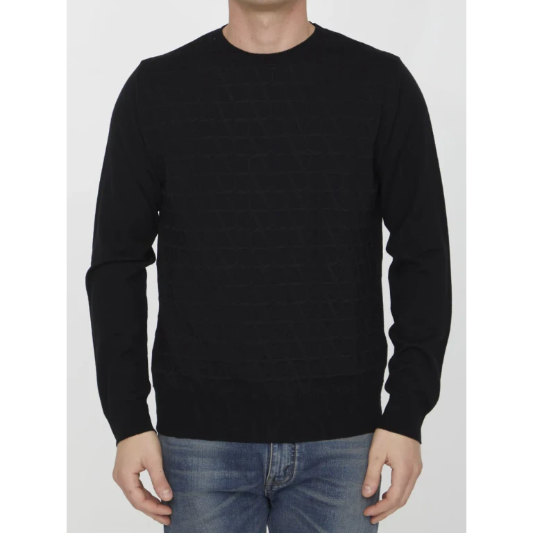 VALENTINO Sweater Men color Black (4V3KC28E9VRN01)