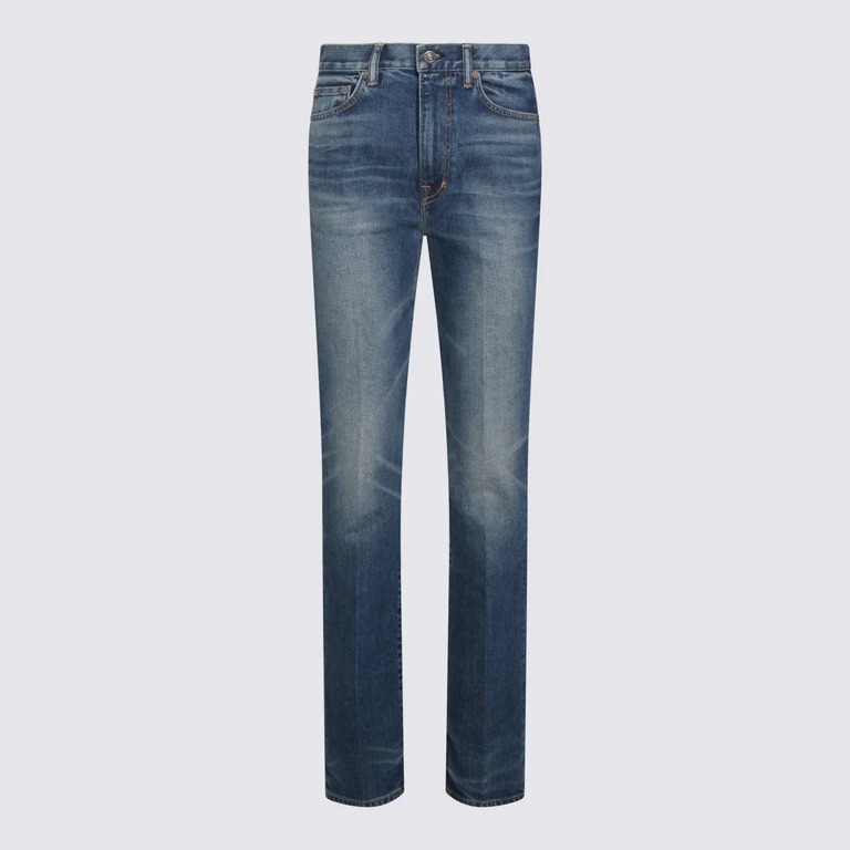 Tom Ford Jeans Blue _co Pu - Women