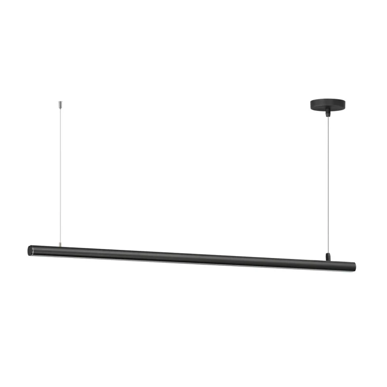 Black LED Linear Pendant from the Continuum Collection