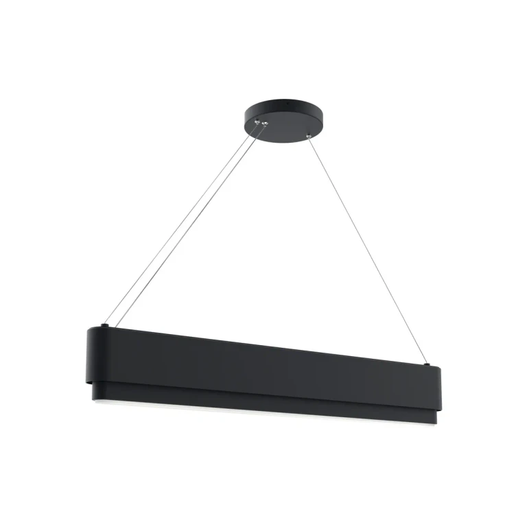 Walman Industrial Chandelier in Matte Black