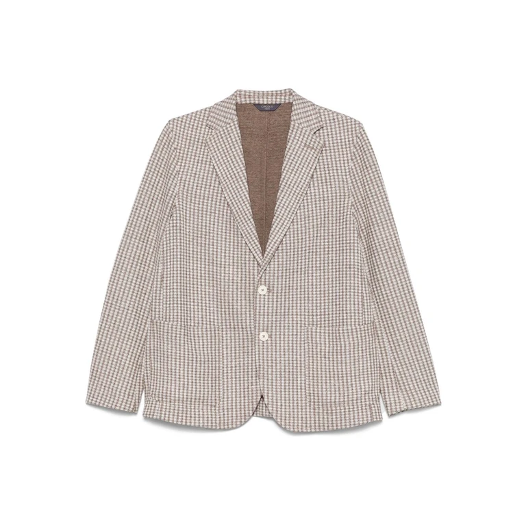 Circolo 1901 Jackets Beige Cotton Linen - Men