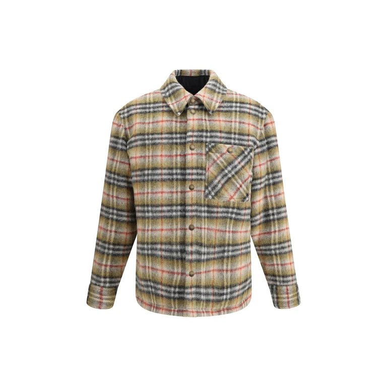 Burberry 格纹衬衫式外套