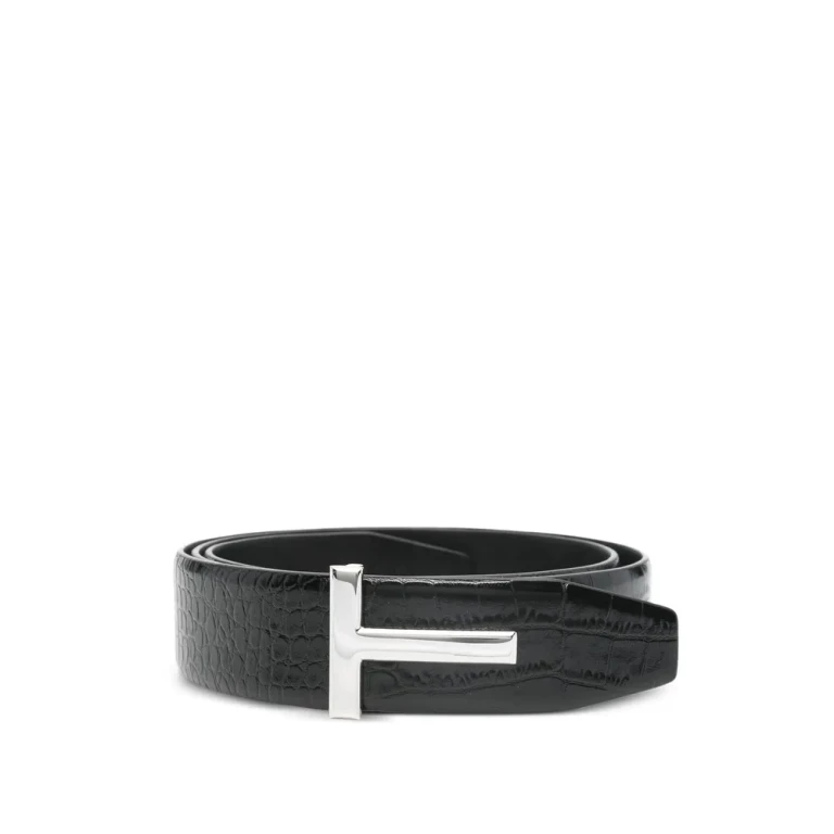 Croc-effect Belt