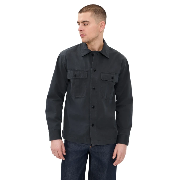 Madewell Cotton Twill Workshirt Pepper XL