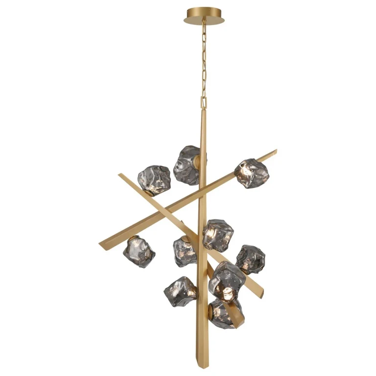 Gold LED Chandelier from the Thorah Collection