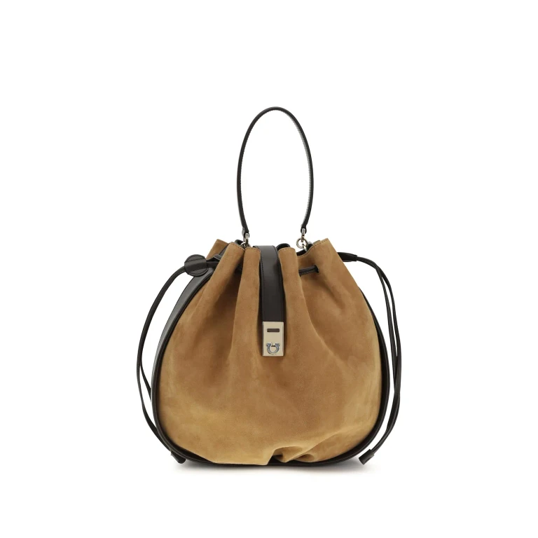 Ferragamo Hug Buckle Bucket Bag