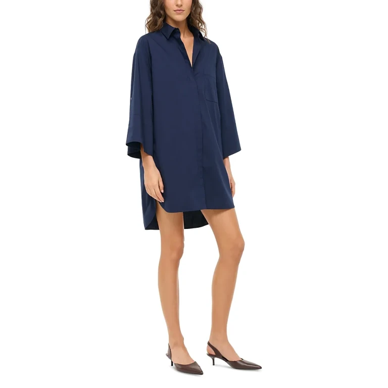 Staud Nico Poplin Dress