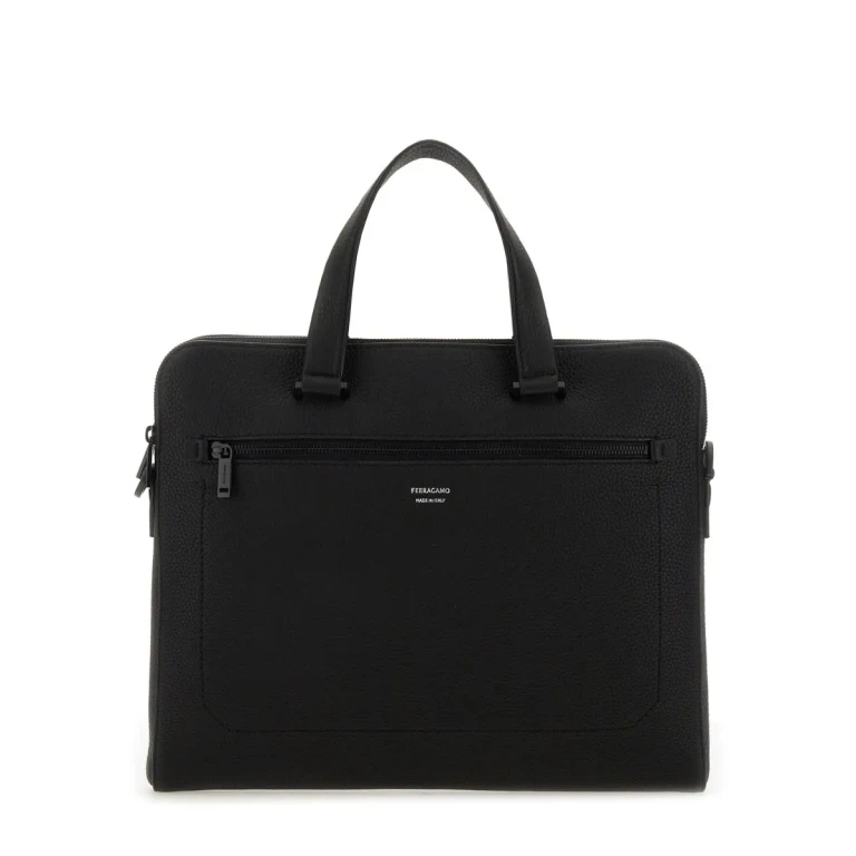 Ferragamo Leather Business Bag
