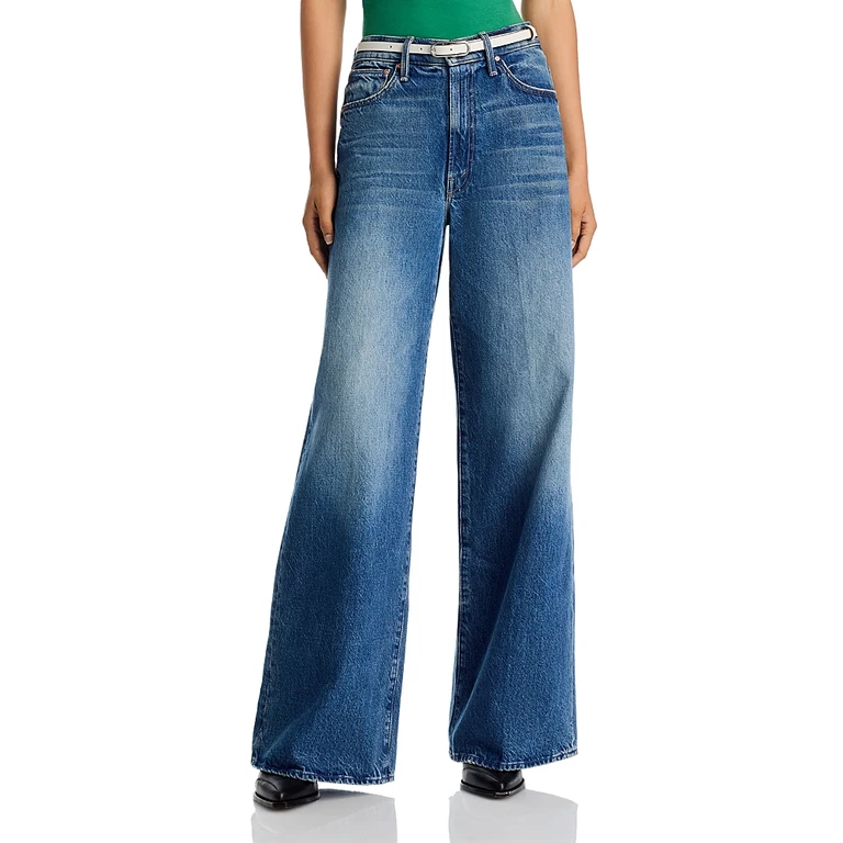 MOTHER The Ditcher Roller Zip Sneak Jeans Remember When 33