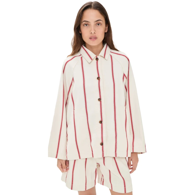 Faherty Tideweave Chore Jacket Northbay Stripe XS/S