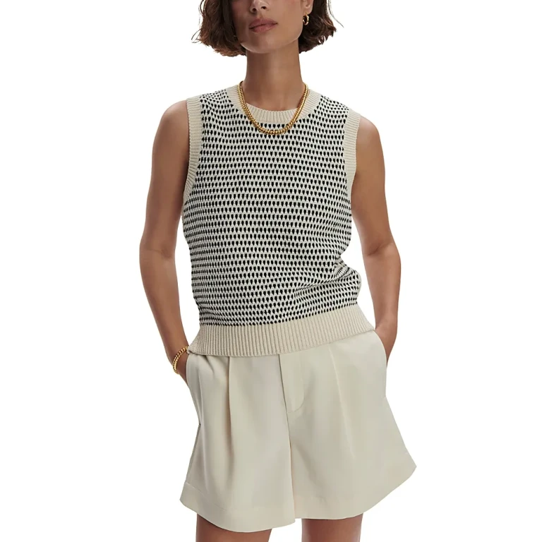 Varley Knowles Textured Knit Top