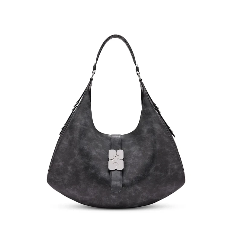 Ganni Kat Large Vintage Leather Bag