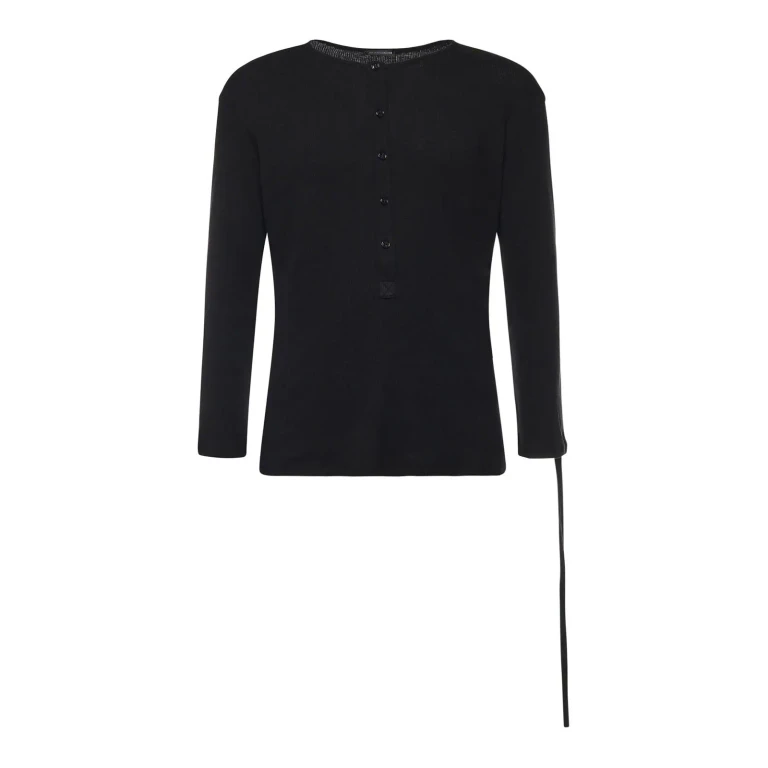 Ann Demeulemeester Top - Noir