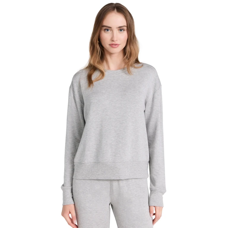 Splits59 Sonja Fleece Sweatshirt Heather Grey S