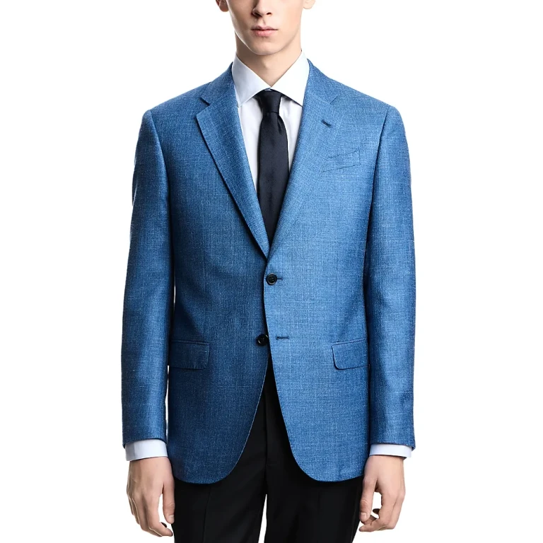 Emporio Armani Regular Fit Notch Lapel Blazer