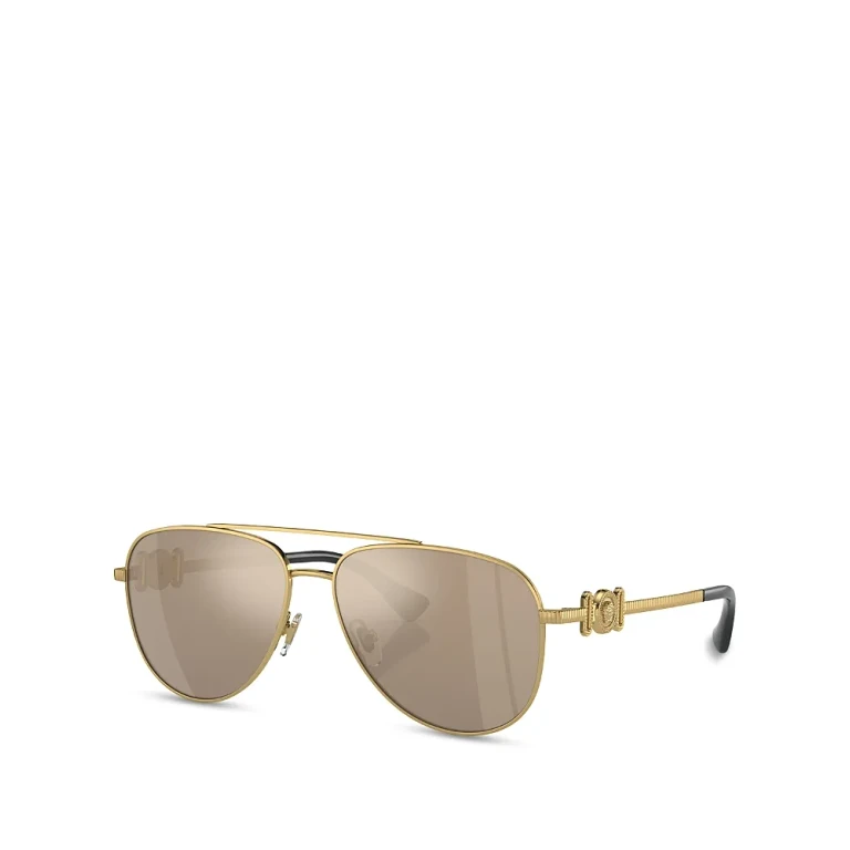 Versace Kids' Aviator Sunglasses, 52mm