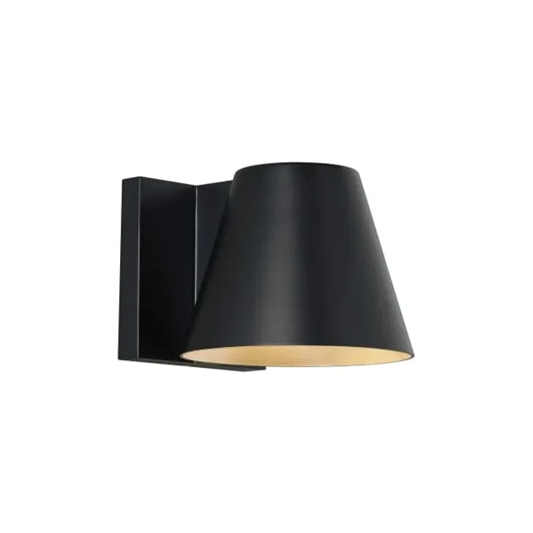Bowman 3000K LED 5" Outdoor Wall Light in Black