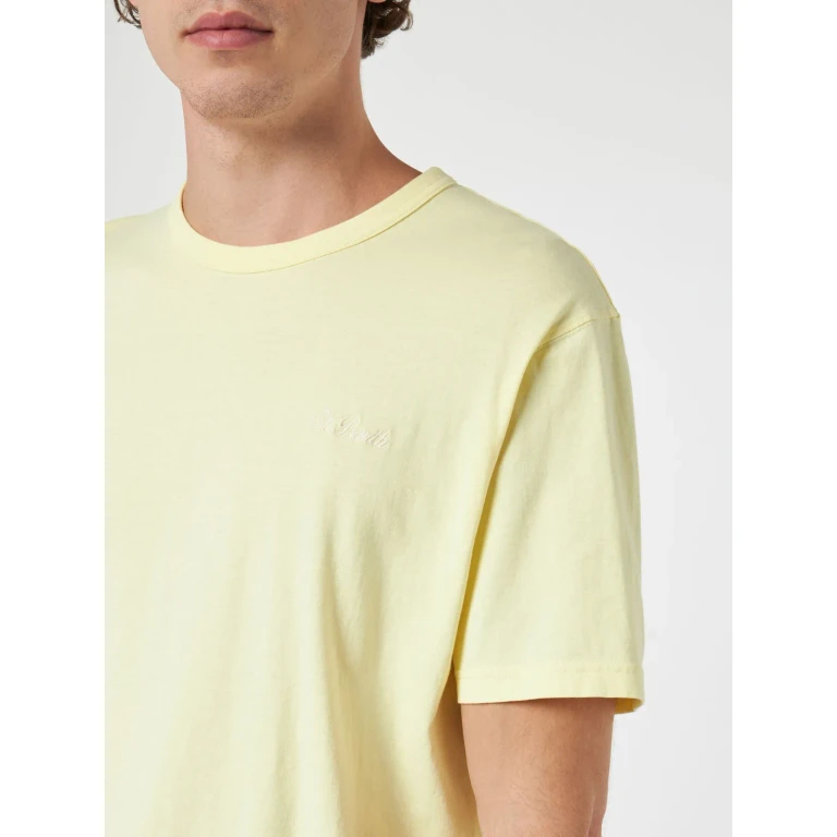 MC2 Saint Barth Dover Pale Yellow Cotton T-shirt