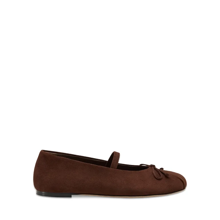 Stuart Weitzman Women's Prima Bow Ballet Mary Janes