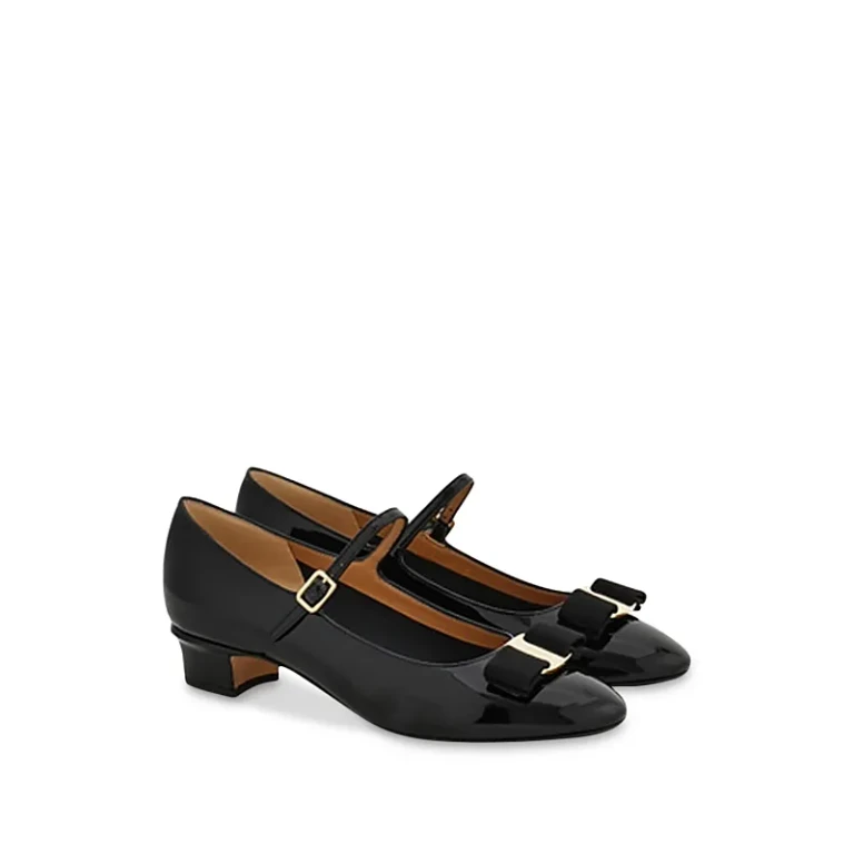 Ferragamo Feminino Vally Bow Pumps