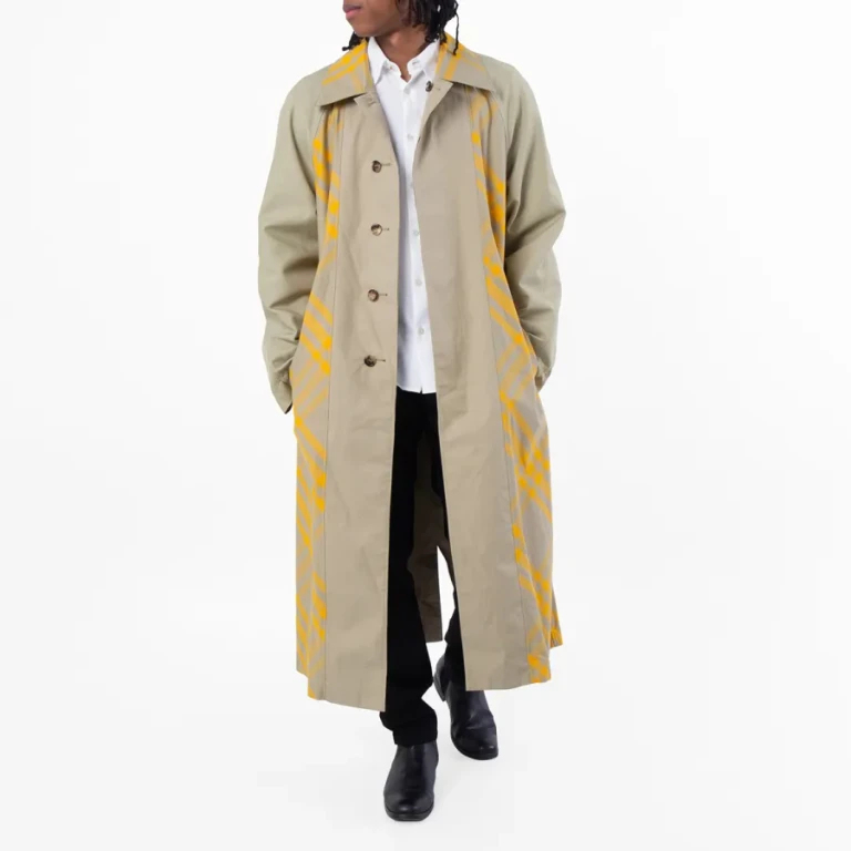 Burberry Bradford Check-Print Gabardine Coat