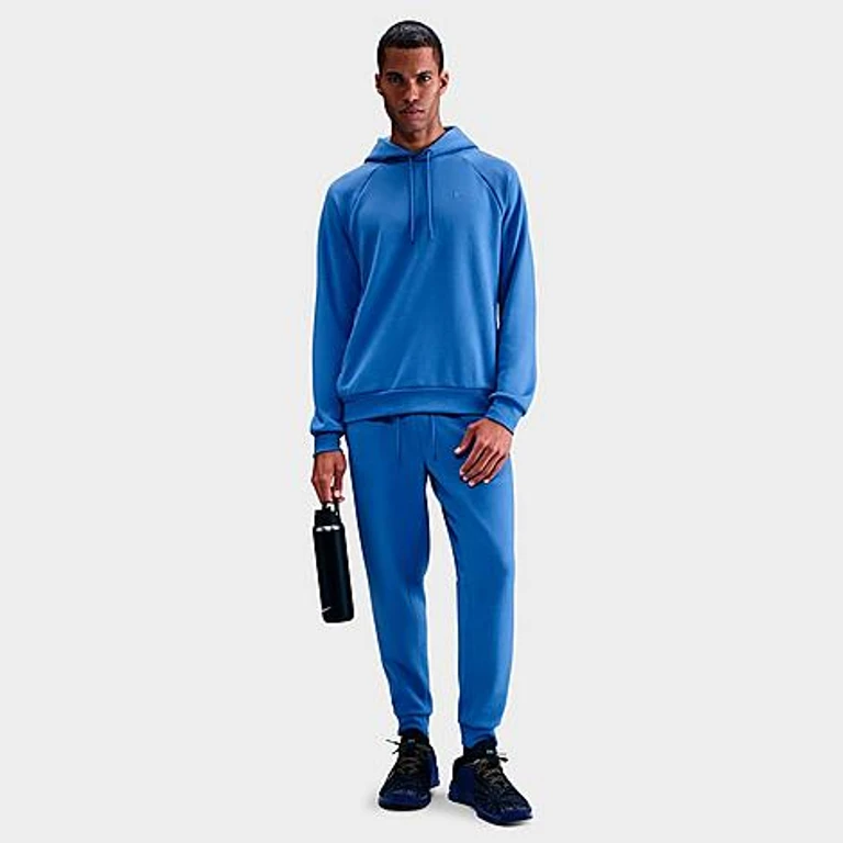 Nike Men's Primary Dri-FIT UV Pullover Versatile Hoodie in Desert Khaki/Desert Khaki Size: XS