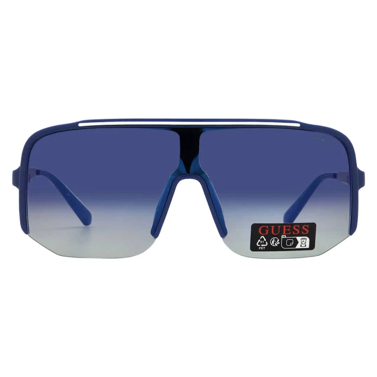 Guess Factory Smoke Mirror Shield Mens Sunglasses GO00054 90C 00