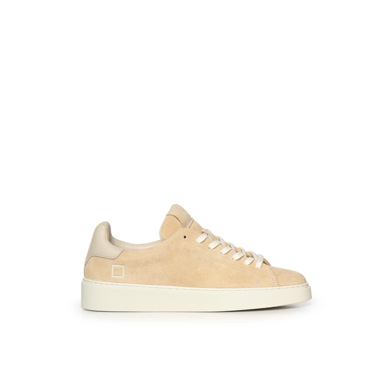 D. A.T. E. Sneakers Ivory Bluette Cowskin - Men