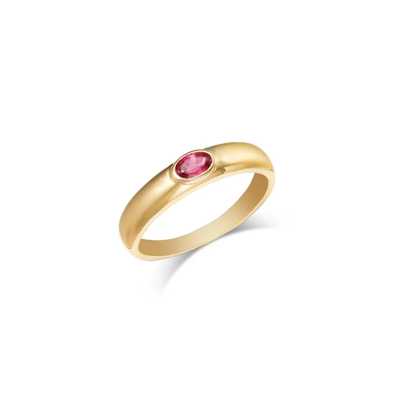 Ruby Ring in 14K Yellow Gold