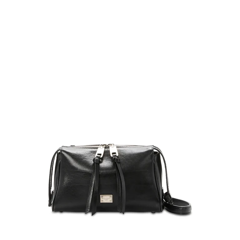 Dolce & Gabbana Convertible Leather Top Handle Crossbody