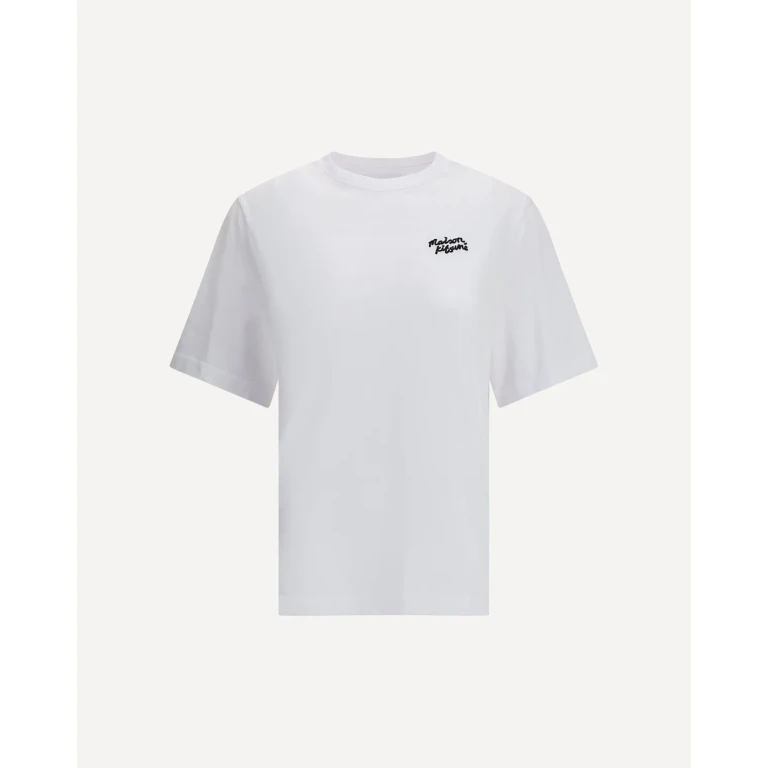 T-shirt da donna Maison Kitsuné con logo a contrasto (taglia L)