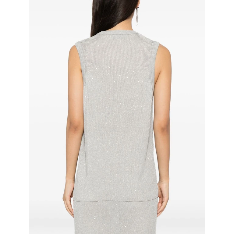 Tom Ford Top Silver Viscose - Women