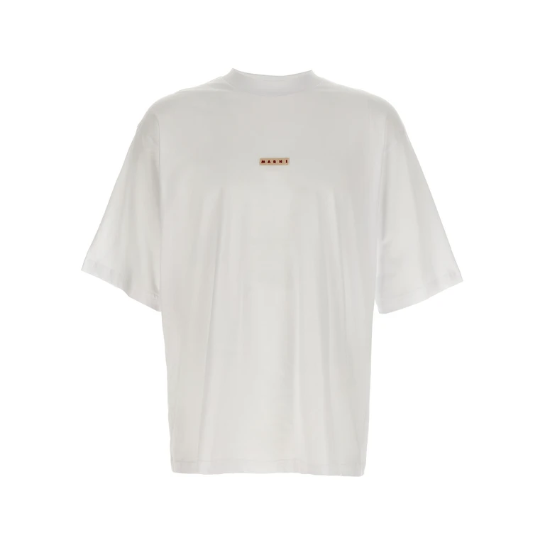 Marni White Cotton T-Shirt - Men