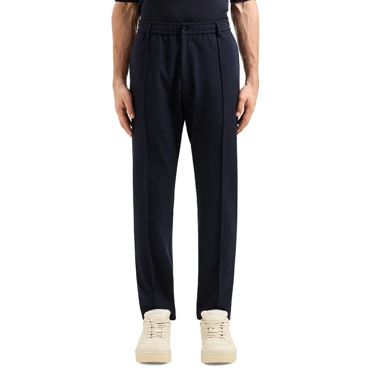 Emporio Armani Technical Seersucker Trouser