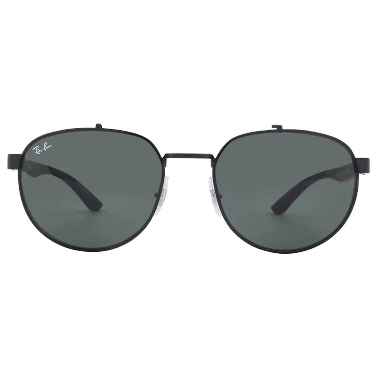 Ray Ban Dark Green Pilot Unisex Sunglasses RB3736 002/71 56