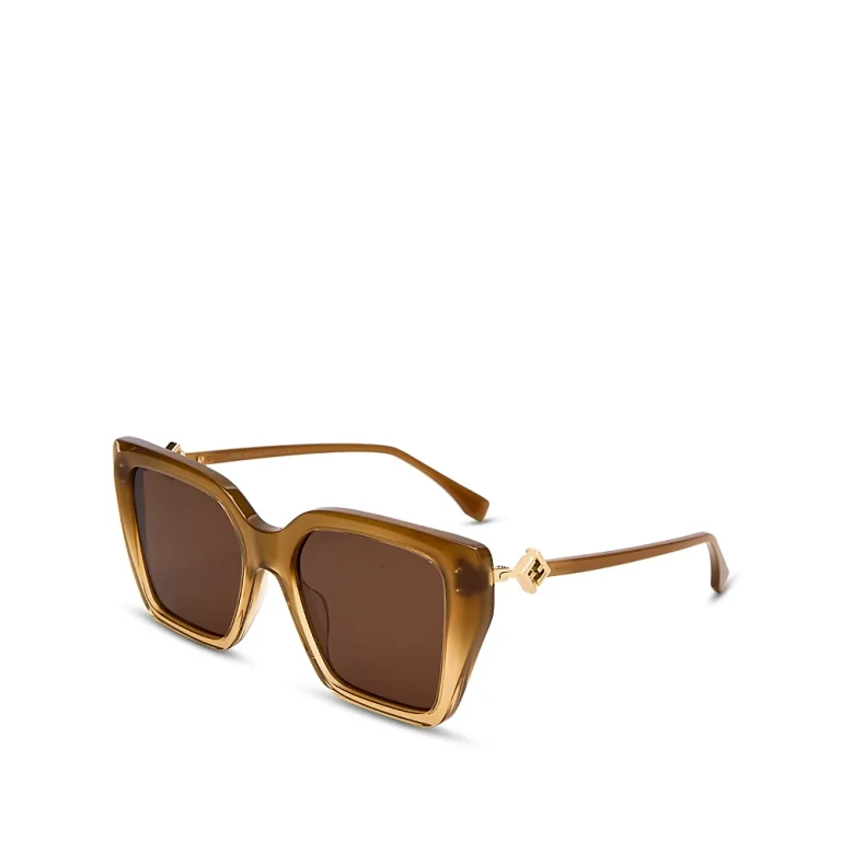 Fendi Ff Diamonds Square Sunglasses, 54mm