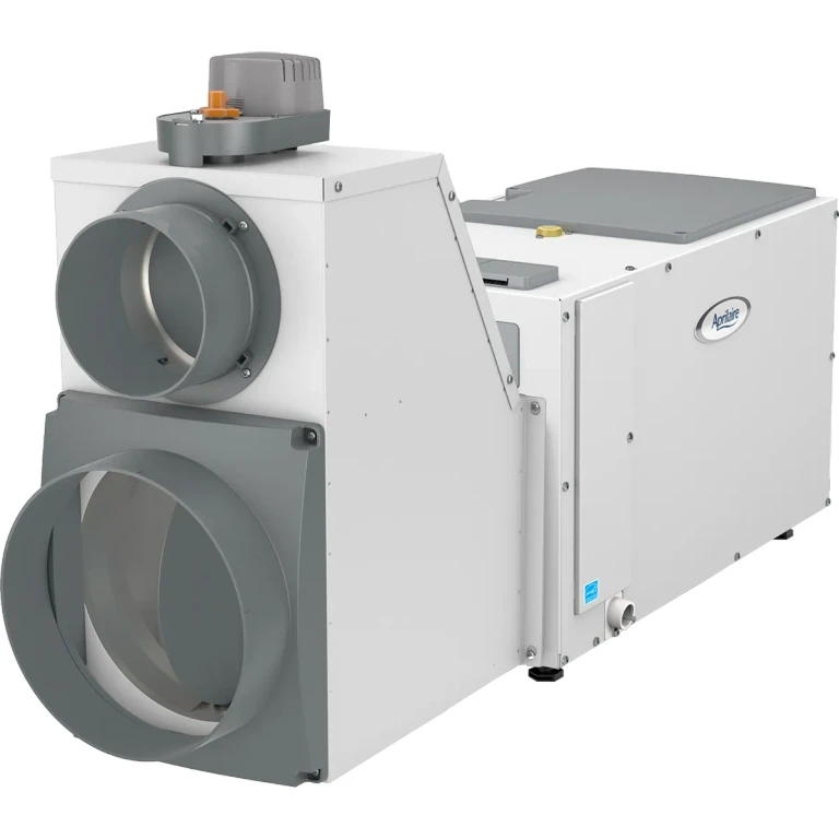 Aprilaire E100V w/8190FF Ventilation Kit 100 Pint Energy Star Dehumidifier for Ventilation