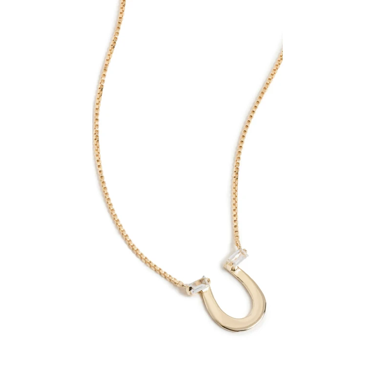 Jennifer Zeuner Jewelry Maverick Necklace White Sapphire One Size