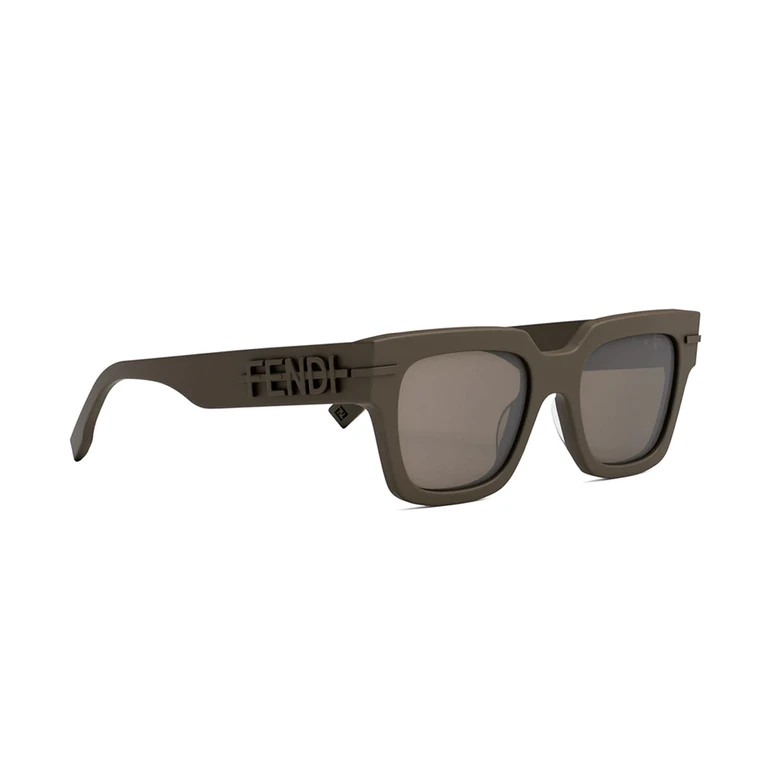 Fendi FE40078I 46e Marrone Acetate Occhiali Sole - Men