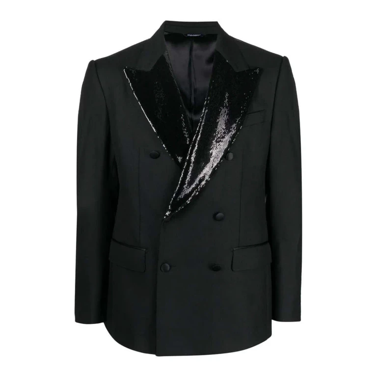 Blazer Cruzado com Lantejoulas Dolce & Gabbana