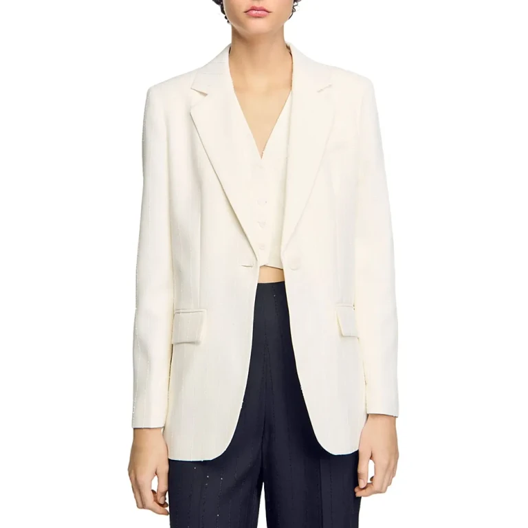 Sandro Sequin Suit Jacket