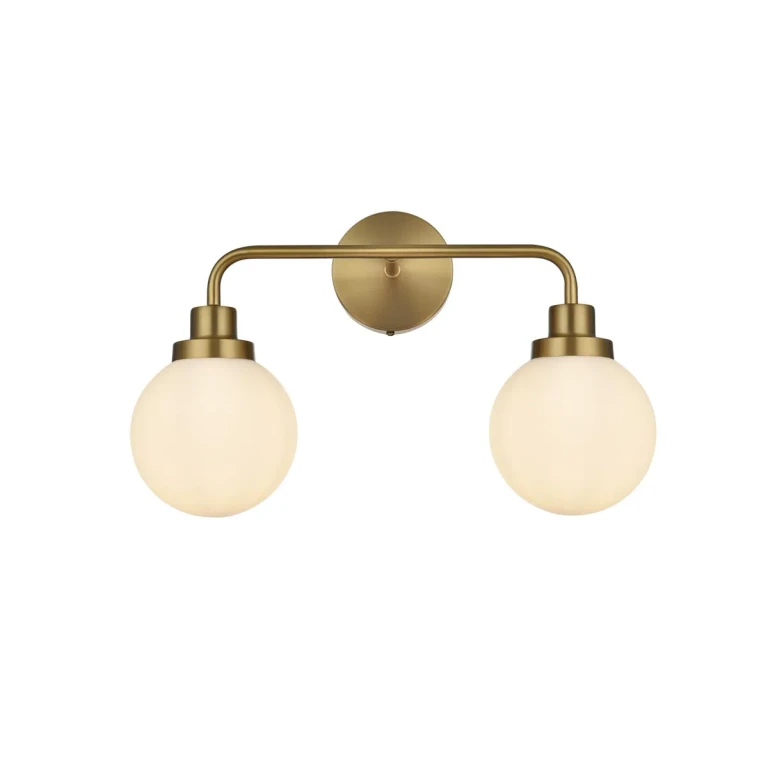 Satin Gold Wall Sconce from the Hanson Collection