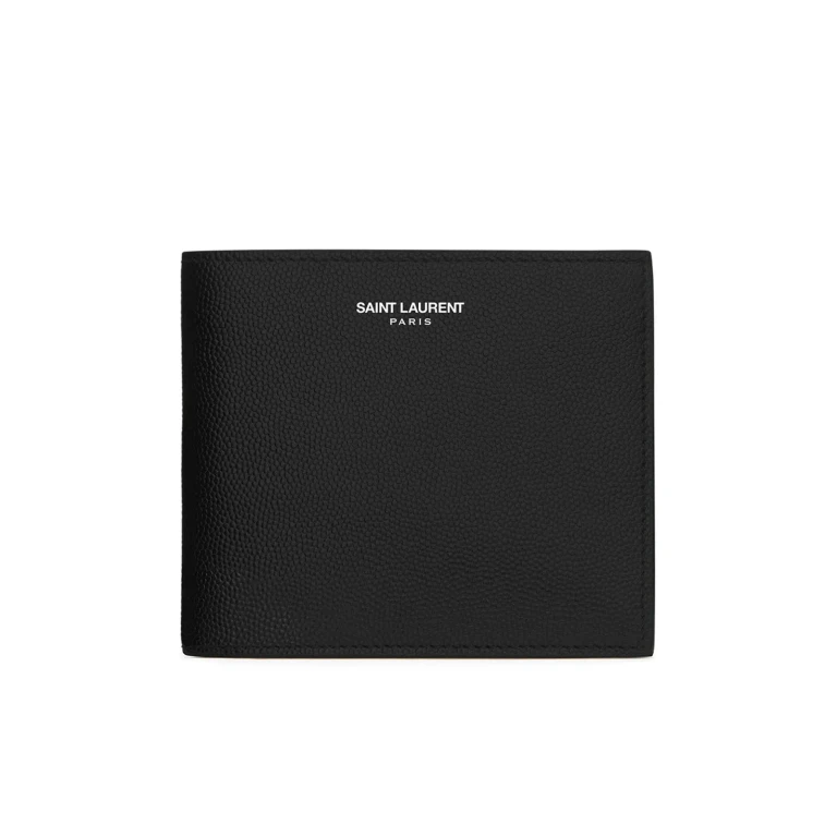 Saint Laurent Wallet In Leather With Coin Purse