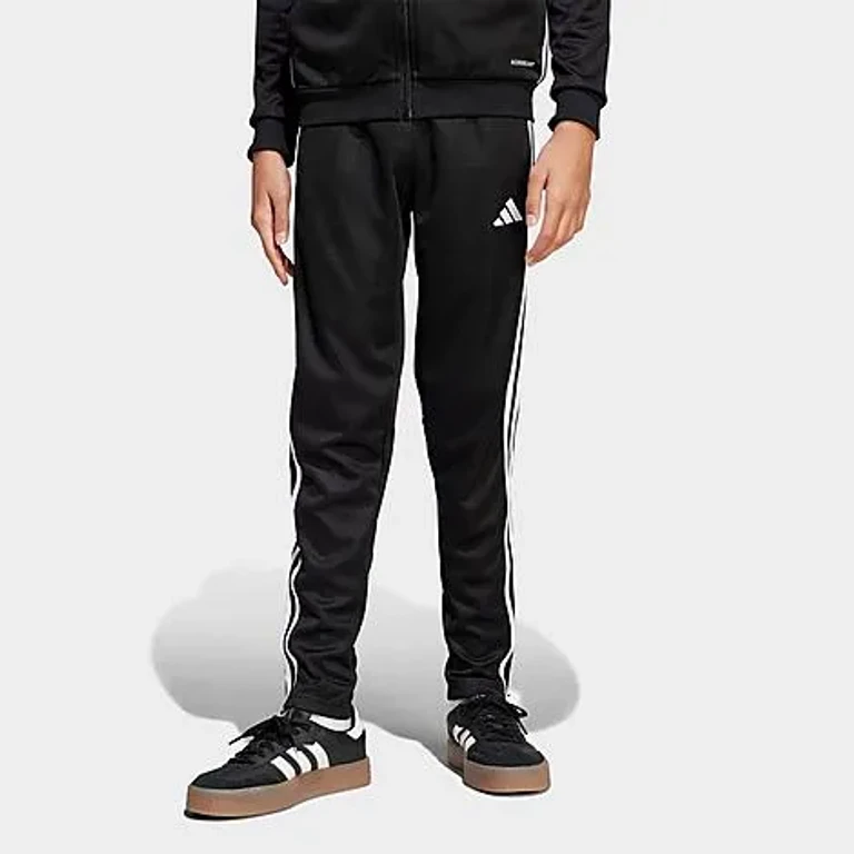 adidas Big Kids Tiro 25 Essentials Training Pants in White/Black Size: XXS