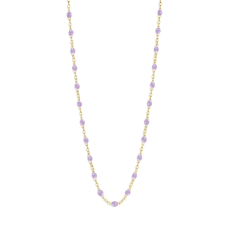 Gigi Clozeau 18K Yellow Gold Classic Gigi Resin Bead Collar Necklace, 16.5