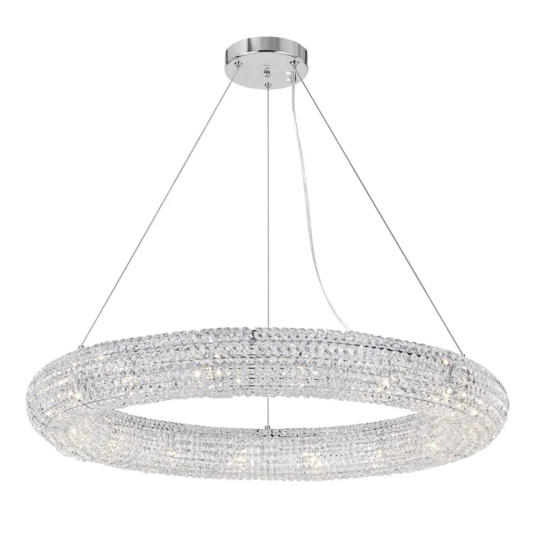 Chrome 16 Light Chandelier from the Veronique Collection